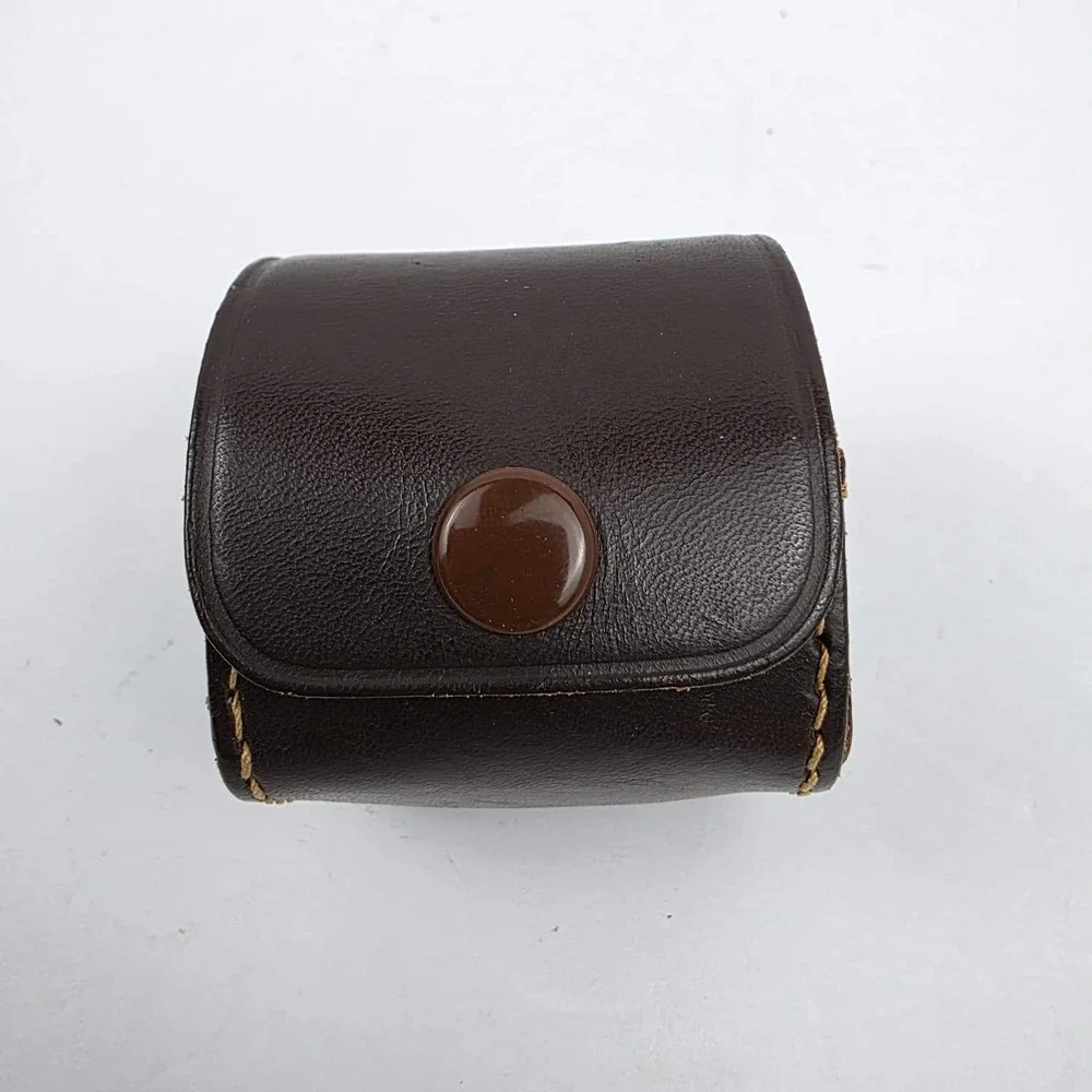 Vintage Automatic Lens Converter Japan with Leather Case and Caps Black